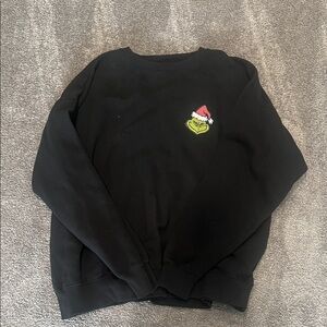 Black Graphic the Grinch crewneck sweatshirt